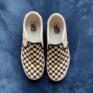 Slip-on Platform Checkered Vans